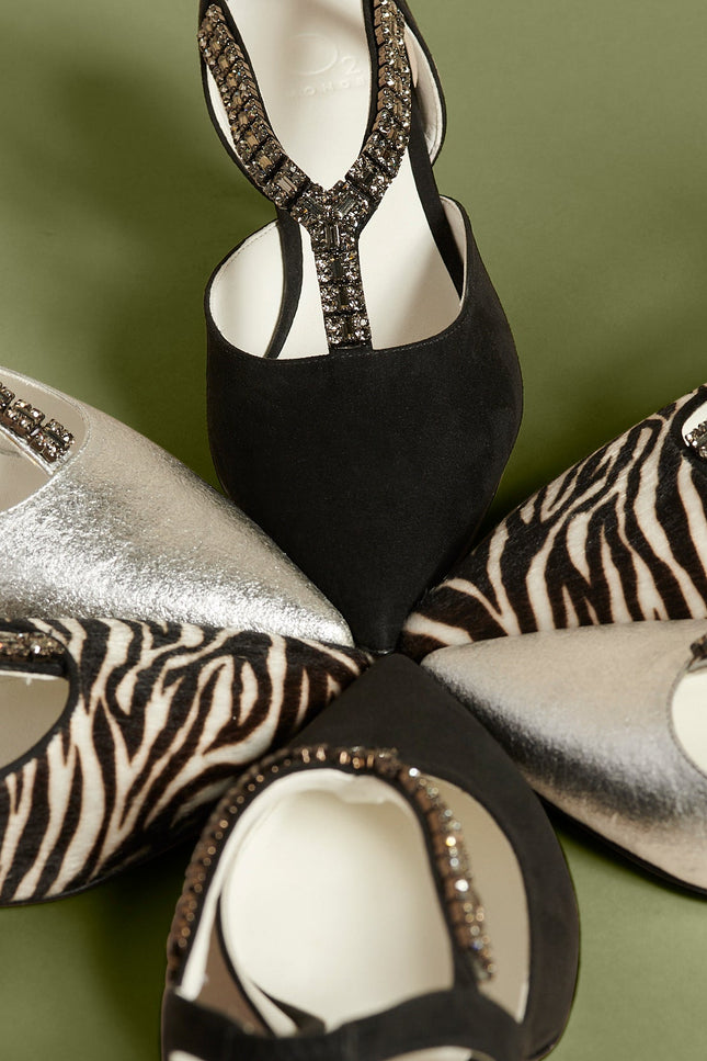 O2 Monde | Brigitte Heels zebra