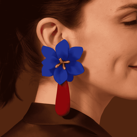 Michael Nash Jewelry | Kolczyki z klipsem Flora