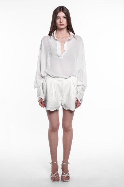 Burnes | Zoya White Shirt