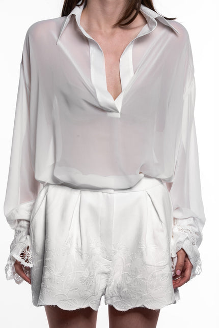 Burnes | Zoya White Shirt