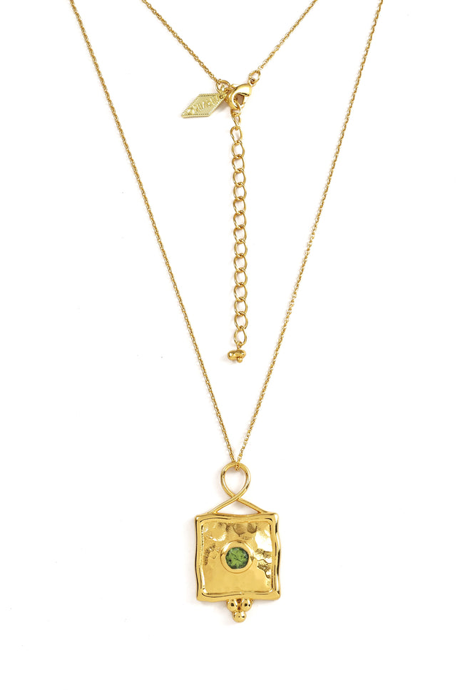 Arvino | August Birthstone Infinity Necklace