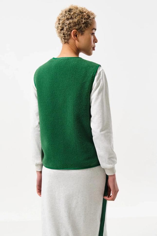 Chris Borg Waistcoat - Green - Detail 2