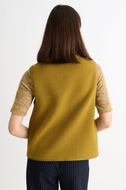 Chris Borg Waistcoat – Mustard - Back