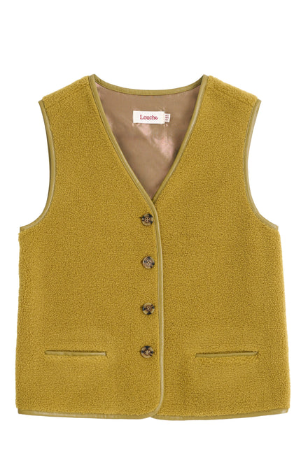 Chris Borg Waistcoat – Mustard - Detail 4