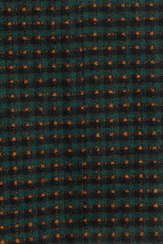 Louche Aubin Cottage Check A Line Mini Skirt Green - Styled