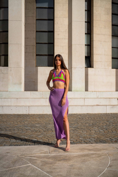 Sunshine Crochet Top NORGÄTE alpaca knitwear sustainably made in Peru