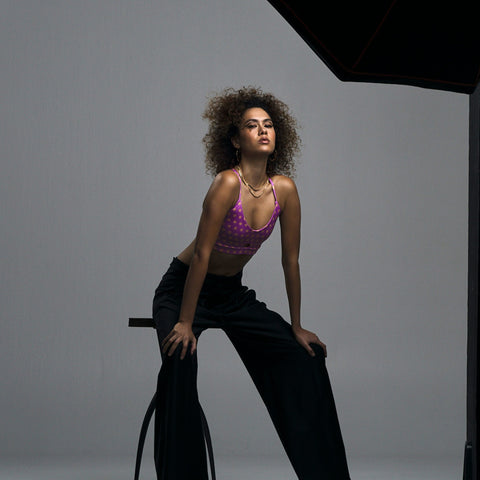 RUBISNACKS Barcelona | Artemis Sports Bra pink polka dot