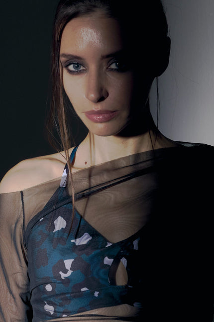RUBISNACKS Barcelona | Mercury Sporty Bra green leopard