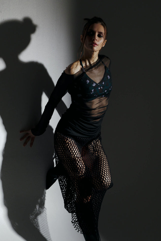 RUBISNACKS Barcelona | Mercury Sporty Bra green leopard