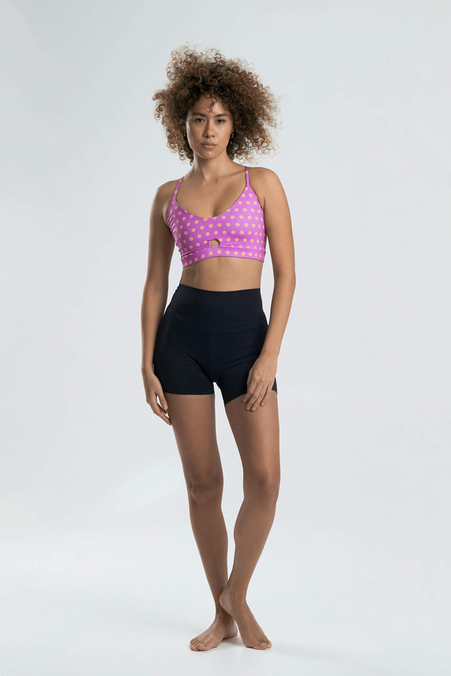RUBISNACKS Barcelona | Artemis Sports Bra pink polka dot