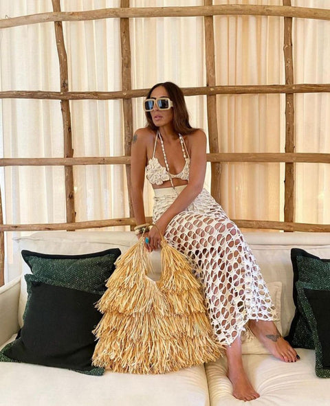 Entrudo | Shoulder bag Cambres Raffia