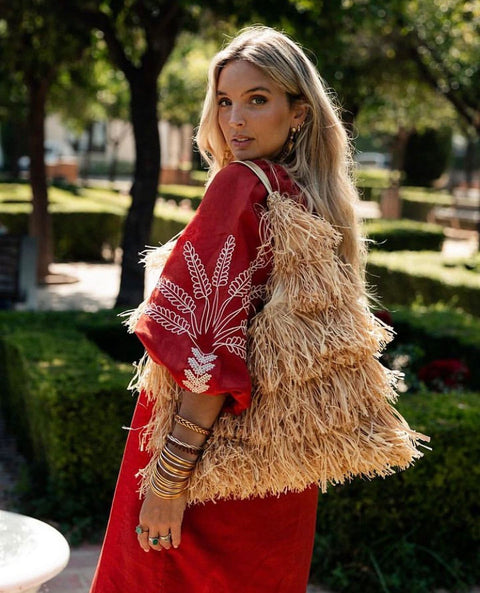 Entrudo | Shoulder bag Cambres Raffia