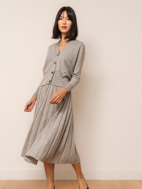Bel Cashmere | Cárdigan Paris gris
