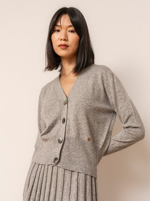 Bel Cashmere | Cárdigan Paris gris