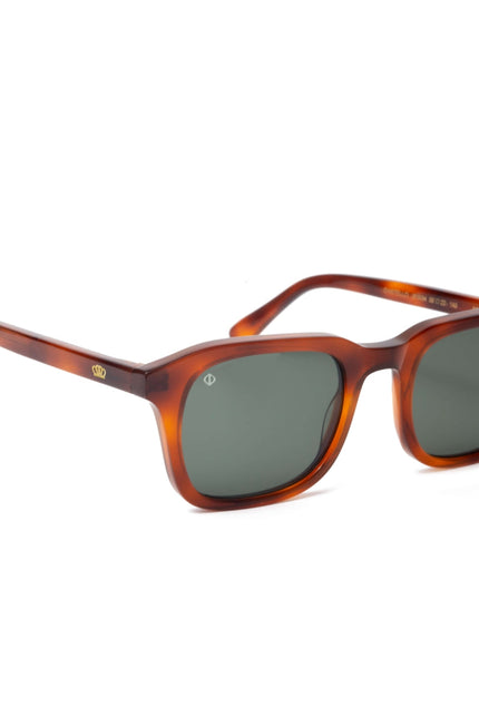 Faos Concept I CASTELLO IN MARBLE HAVANA WITH ALGAE GREEN LENSES
