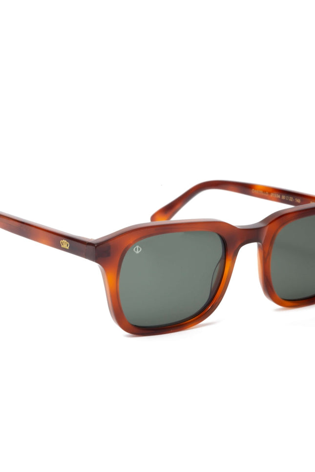 Faos Concept I CASTELLO IN MARBLE HAVANA WITH ALGAE GREEN LENSES