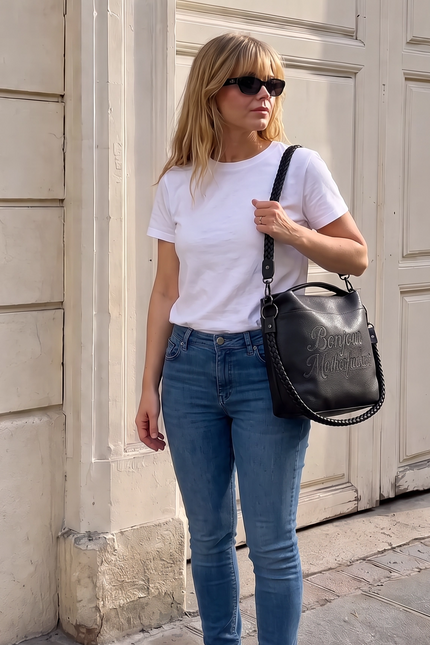 Lilly Loves | Long Shoulder Bonjour Motherfucker Bag