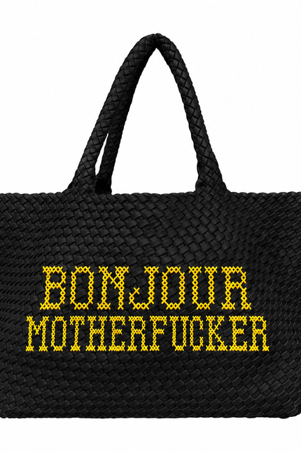 Lilly Loves | Bonjour Motherfucker Black Bag