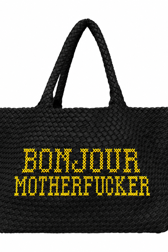 Lilly Loves | Bonjour Motherfucker Black Bag