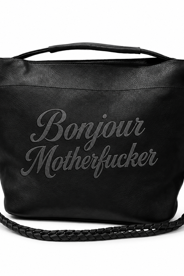 Lilly Loves | Long Shoulder Bonjour Motherfucker Bag