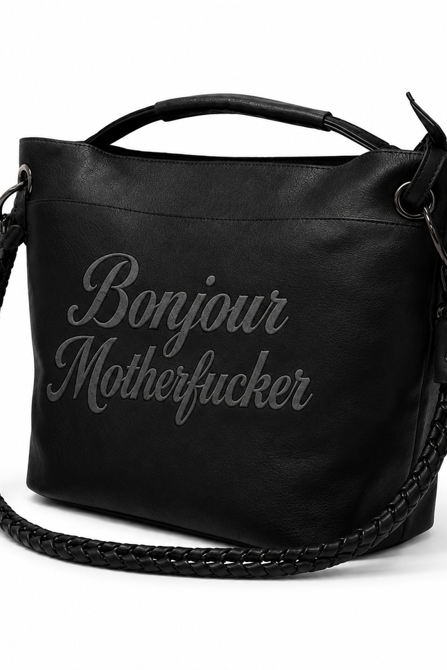 Lilly Loves | Long Shoulder Bonjour Motherfucker Bag