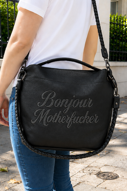 Lilly Loves | Long Shoulder Bonjour Motherfucker Bag