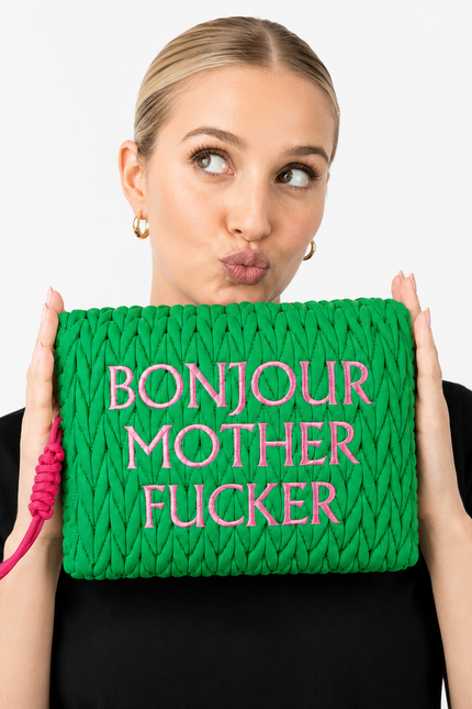 Lilly Loves | Green Bonjour MF Cosmetic Bag