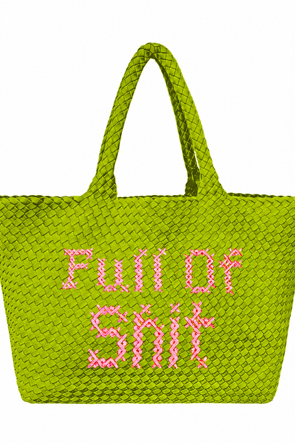 Lilly Loves | New Green Full Of Shit Handbag