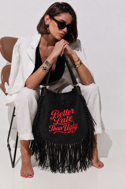 Lilly Loves | Better Late Than Ugly Tassel Handbag