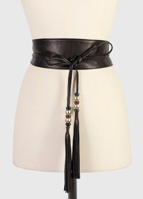 JUAN-JO I Pasek Czarny Gala