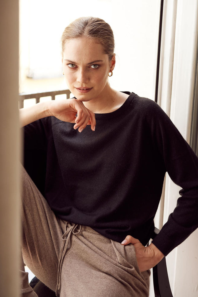Bel Cashmere | Jersey Chelsea negro
