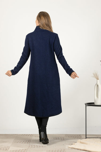 Nikka Place | Boiled Wool Coat with Pockets