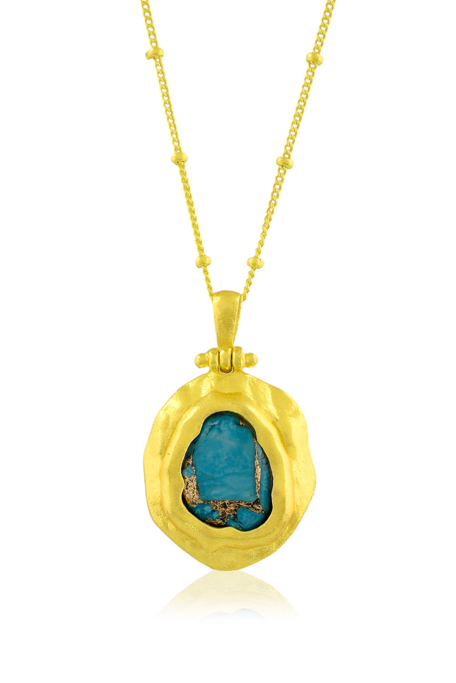 Arvino | Turquoise Mineral Necklace