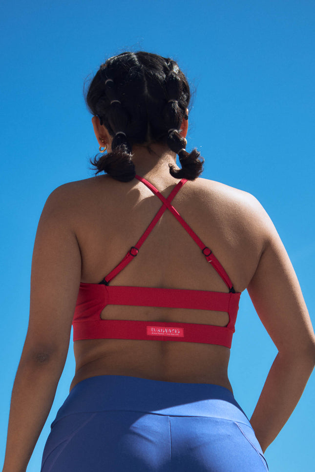 RUBISNACKS Barcelona | Artemis Sports Bra coral pink