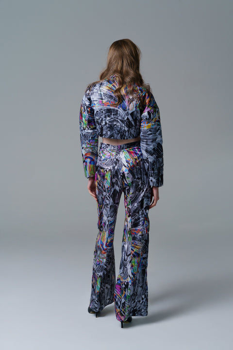 Psychedelic Overdose | Cosmic Vortex Straight Trousers