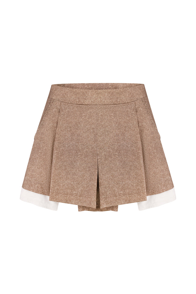 Cotton Mini Shorts are a playful yet refined essential for warm-weather styling.