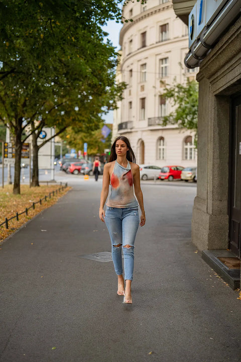 Creamy Canvas Top NORGÄTE alpaca knitwear sustainably made in Peru