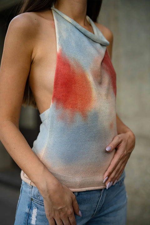 Creamy Canvas Top NORGÄTE alpaca knitwear sustainably made in Peru