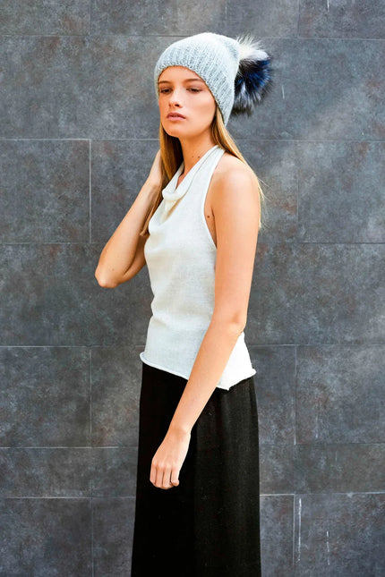 Creamy Top NORGÄTE alpaca knitwear sustainably made in Peru