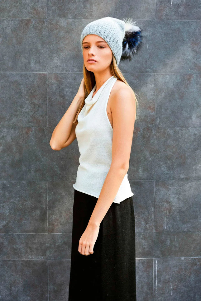 Creamy Top NORGÄTE alpaca knitwear sustainably made in Peru