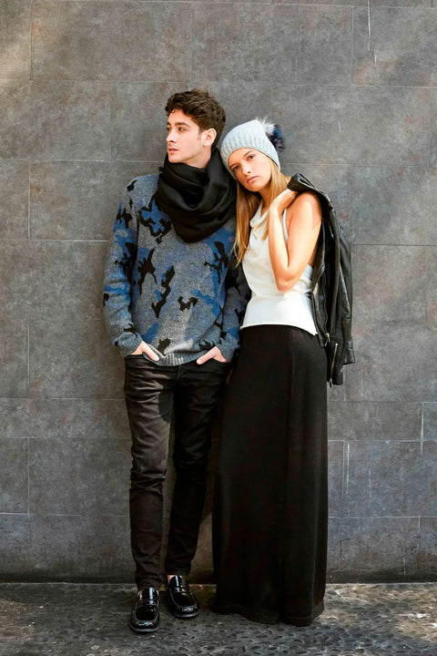 Creamy Top NORGÄTE alpaca knitwear sustainably made in Peru