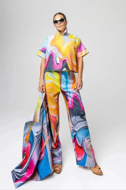 Cropped Shirt - Smokeflow Liquide
