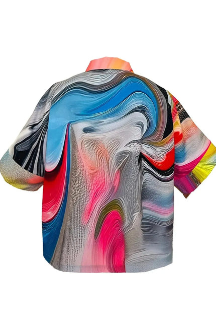 Cropped Shirt - Smokeflow Liquide