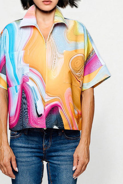 Cropped Shirt - Smokeflow Liquide