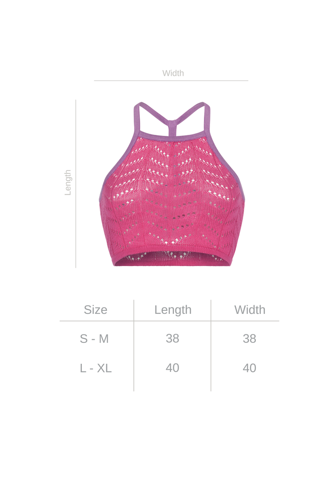 Radiant Top - Rose NORGÄTE alpaca knitwear sustainably made in Peru