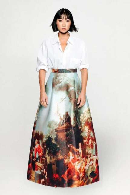 Custom-Made Evening Skirt - Special Print