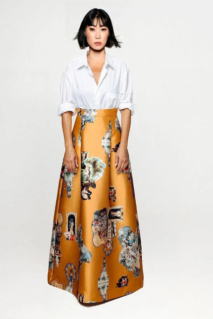 Custom-Made Evening Skirt - Special Print