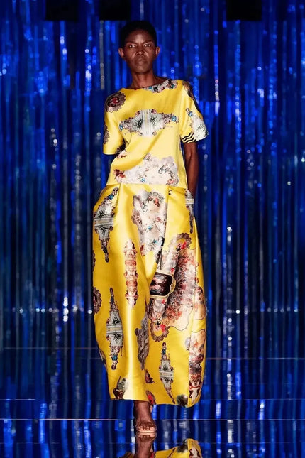 Custom-Made Evening Skirt - Special Print