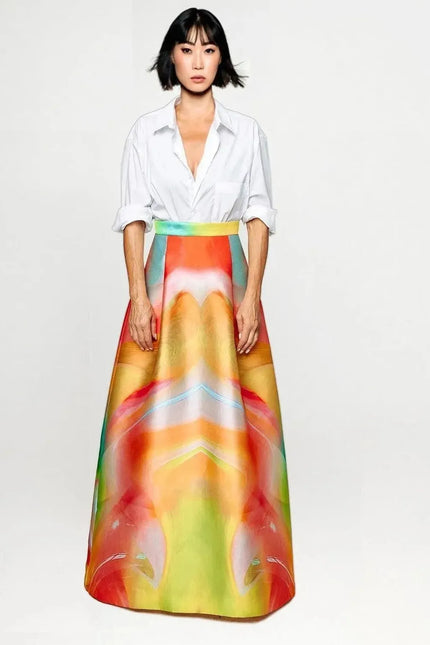 Custom-Made Evening Skirt - Special Print