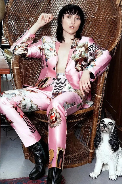 Custom-Made Men's Tailored Blazer - Special Print